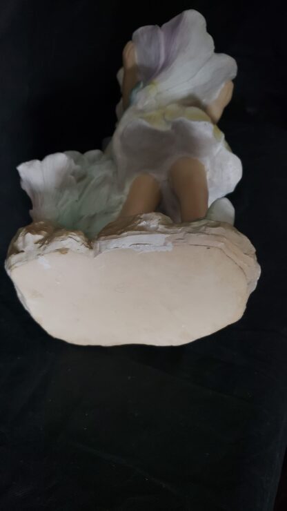 Flower Garden Fairy Sculpture 16" Statue Blonde Nymph Pixie Art - Image 10