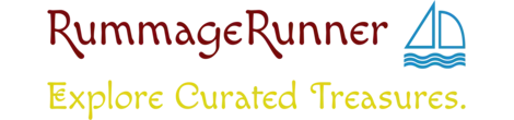 RummageRunner Logo – Curated Antique and Vintage Collectibles