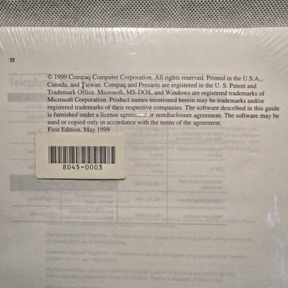 Compaq Presario 5300 Series Computer Service Manual 1999 Vintage User Guide New - Image 5