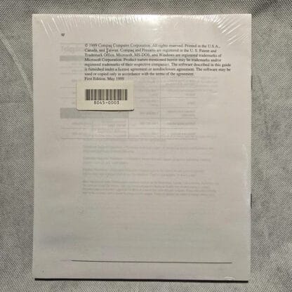 Compaq Presario 5300 Series Computer Service Manual 1999 Vintage User Guide New - Image 9