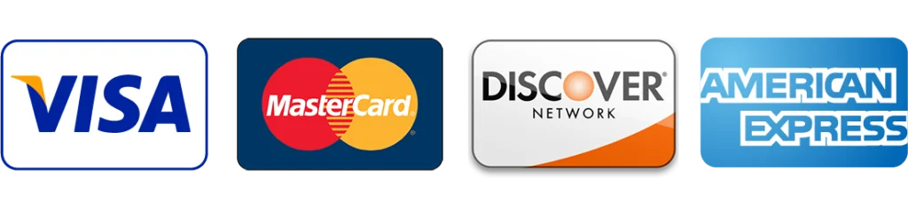 RummageRunner Accepts Visa MasterCard American Express Discover Credit Debit Cards and Buy Now, Pay Later Options