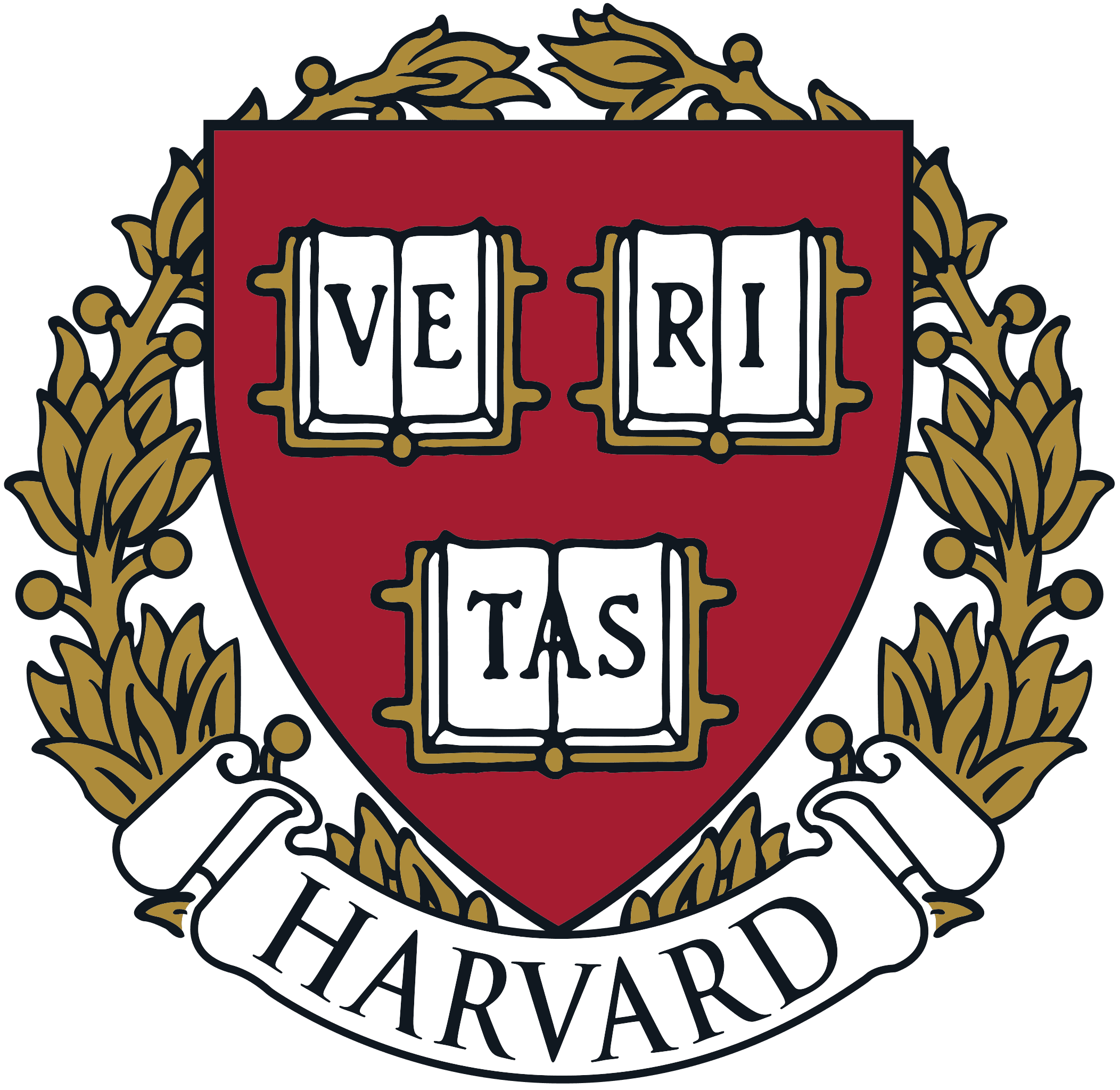 Harvard University coat of arms VERITAS