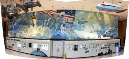 Opening the Space Frontier - The Next Giant Step by Robert McCall, 1979
