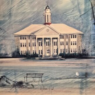 James Madison University Art Print P Buckley Moss Wilson Hall JMU Deluxe Wall Decor 1996