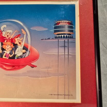 Jetsons Cartoon Art Print Hanna-Barbera Spacely Sprockets Flying Car Artwork '91 - Image 2