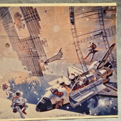 Opening The Space Frontier The Next Giant Step NASA Art Print Robert McCall - Image 14