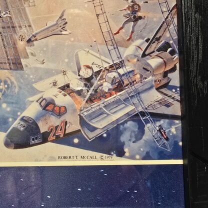 Opening The Space Frontier The Next Giant Step NASA Art Print Robert McCall - Image 20
