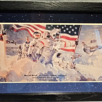 Opening The Space Frontier The Next Giant Step NASA Art Print Robert McCall - Image 27