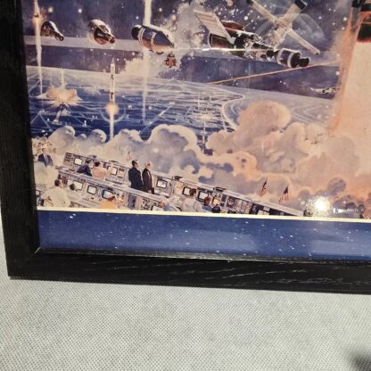 Opening The Space Frontier The Next Giant Step NASA Art Print Robert McCall - Image 25
