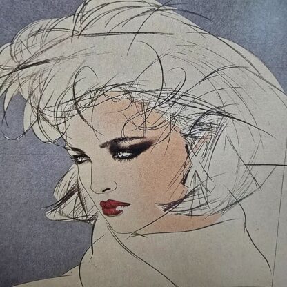 1980s Serigraph Postcard Art Sybil Robert D Blue Touched By Light Manuel Y Nunez - Image 5