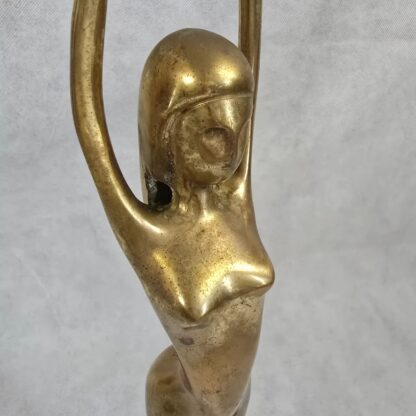 Karl Hagenauer Style Nude Woman Vintage Sculpture Art Deco Ballerina Dancer Statue