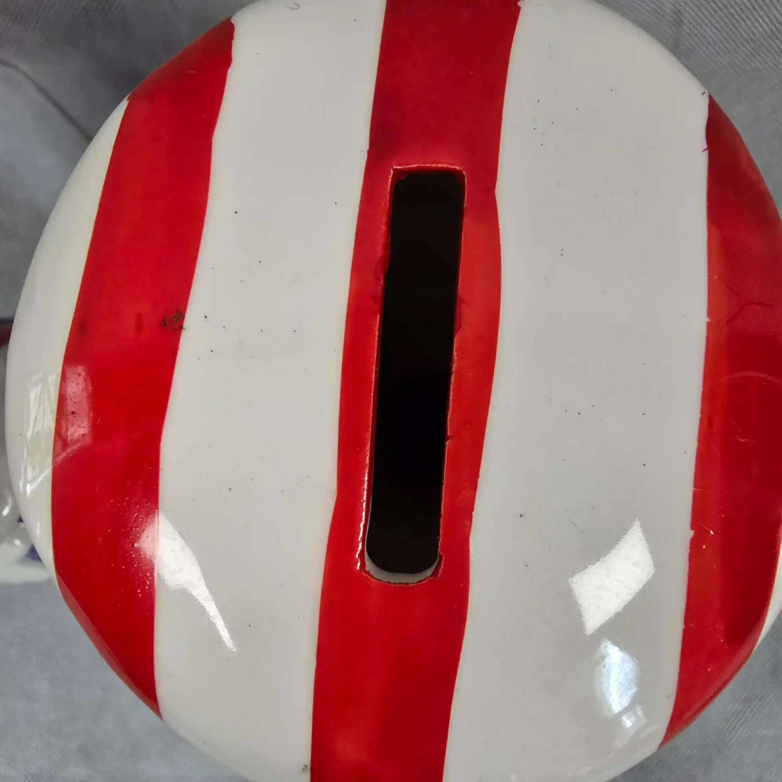 Vintage Lefton Patriotic Ceramic Figurine – Uncle Sam & Betsy Ross Piggy Bank - Image 5