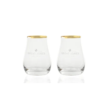 Ritzenhoff Whiskey Taster Gold Tulip Shot Glasses Stemless Snifter Set - Image 5