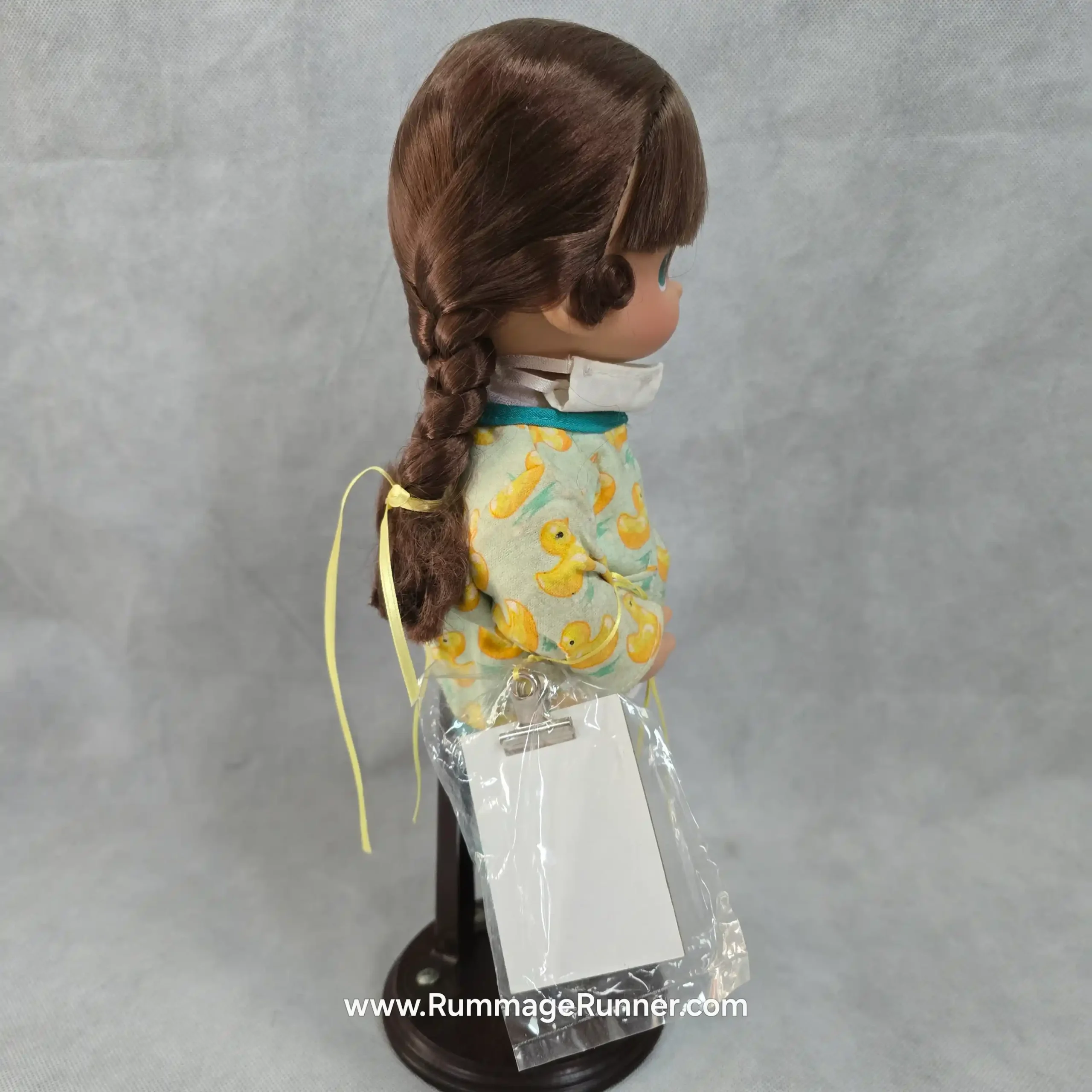 Vintage Precious Moments Vinyl Nurse Doll – Brunette – 12‑Inch Tender Loving Care - Image 8