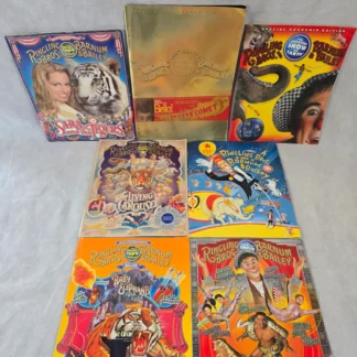 Circus Programs Signed Ringling Barnum Bailey Vintage Magazine Collector Posters Art Souvenirs