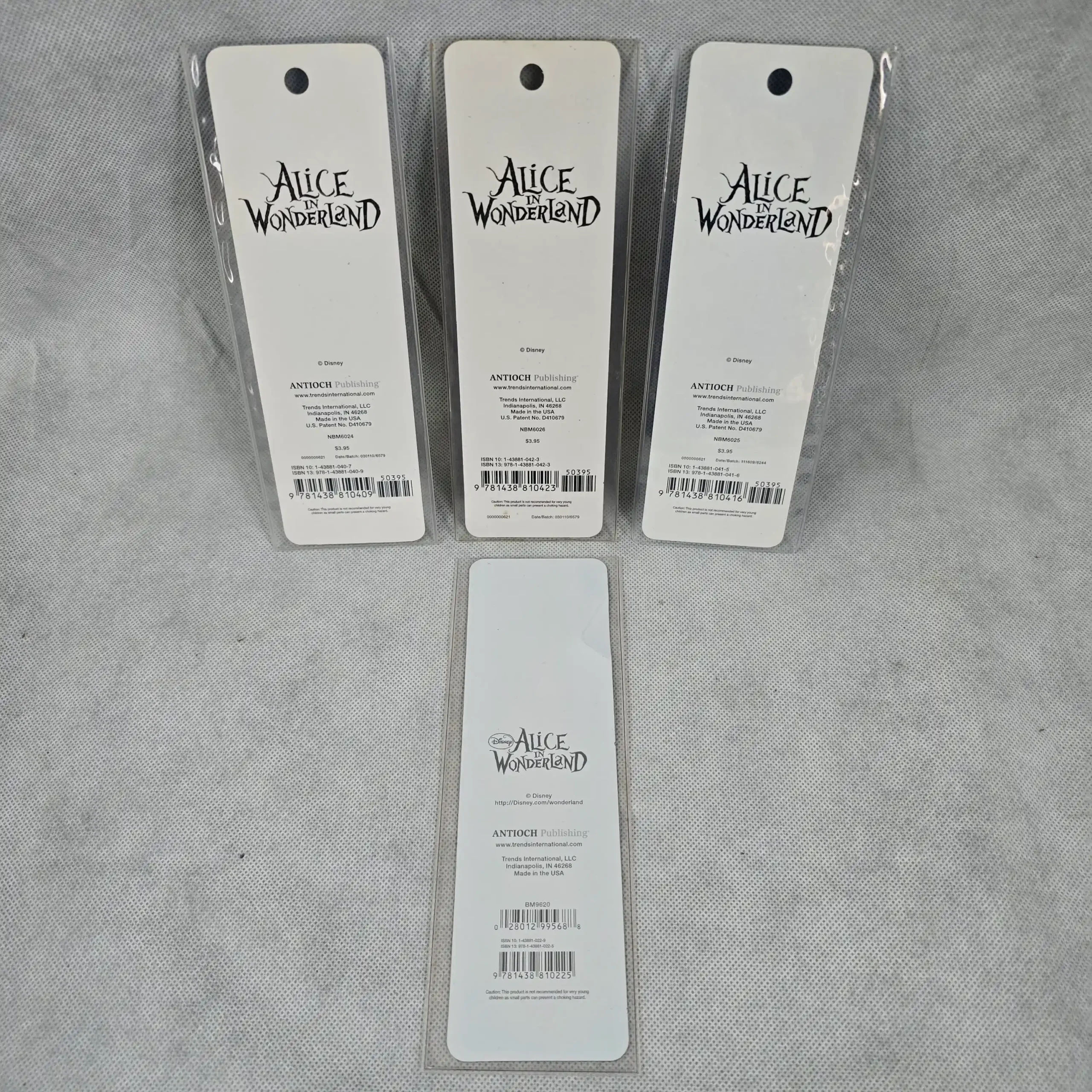 Alice in Wonderland Bookmark Set – Cheshire Cat & Mad Hatter – Disney - Image 3