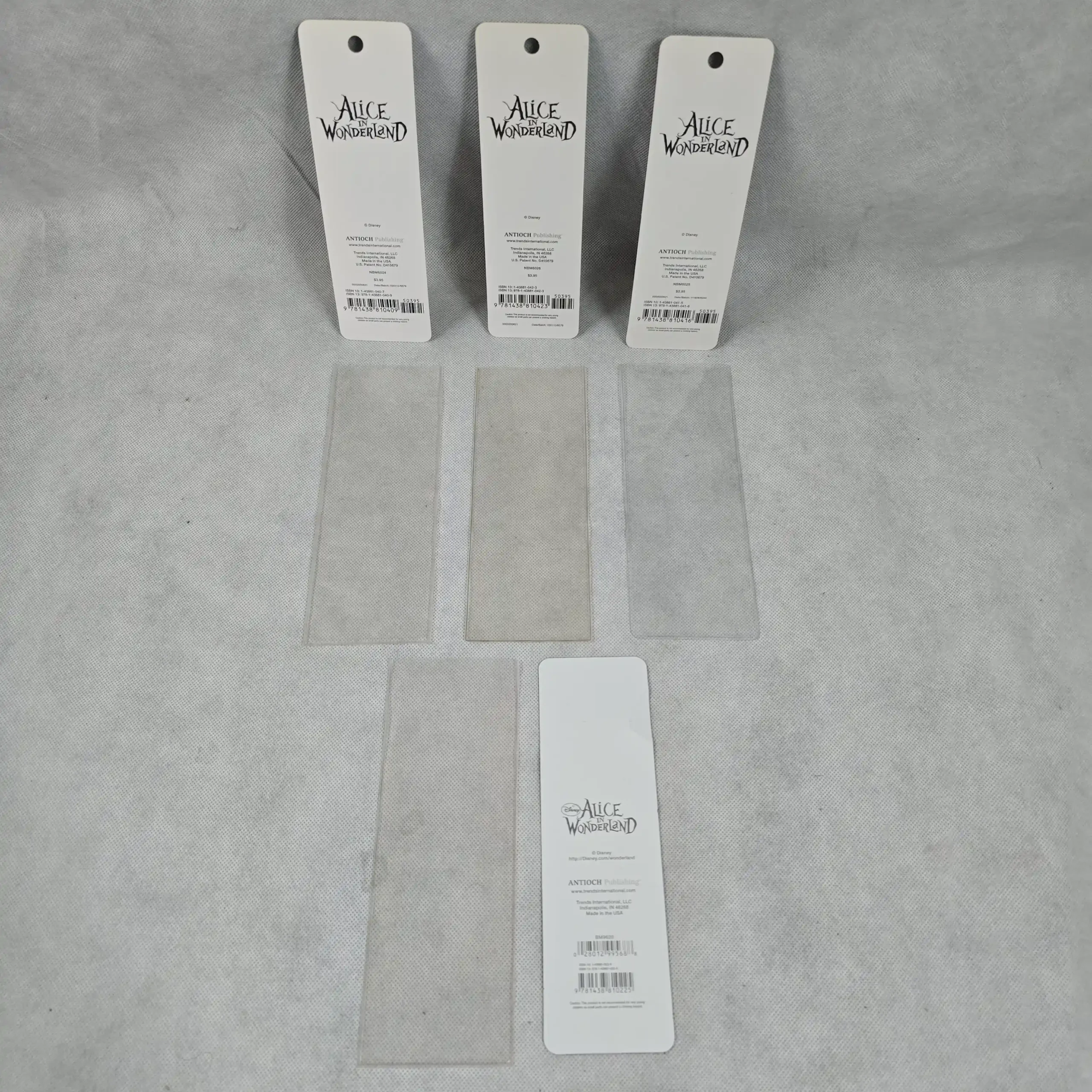 Alice in Wonderland Bookmark Set – Cheshire Cat & Mad Hatter – Disney - Image 5