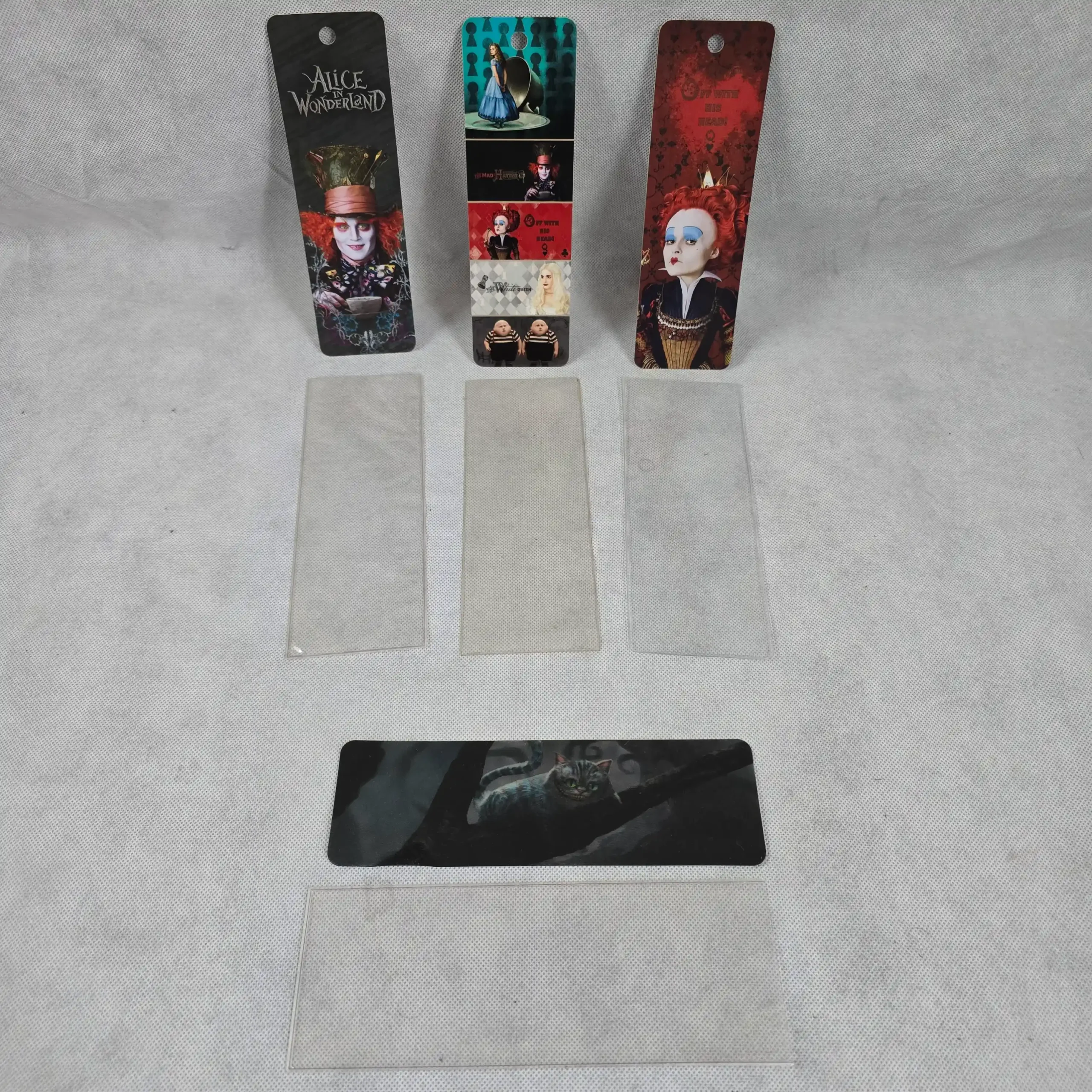 Alice in Wonderland Bookmark Set – Cheshire Cat & Mad Hatter – Disney - Image 6