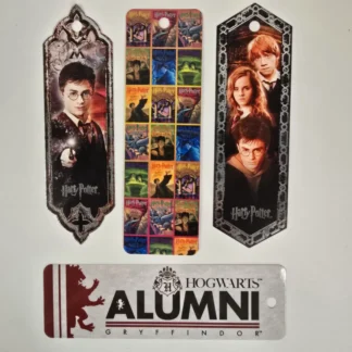 Harry Potter Bookmarks Hogwarts Alumni Gryffindor Collectibles Page Markers Set