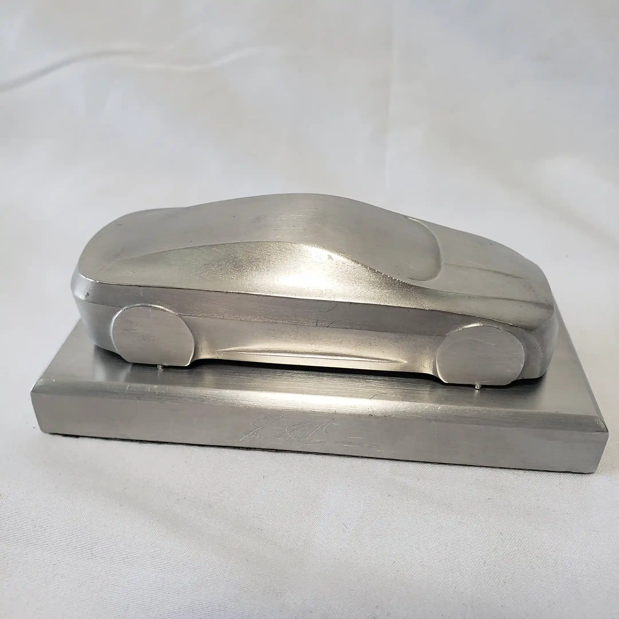 Jaguar XF Aluminum Model Concept Car Art Sculpture Ian Stuart Callum Autograph - Image 13