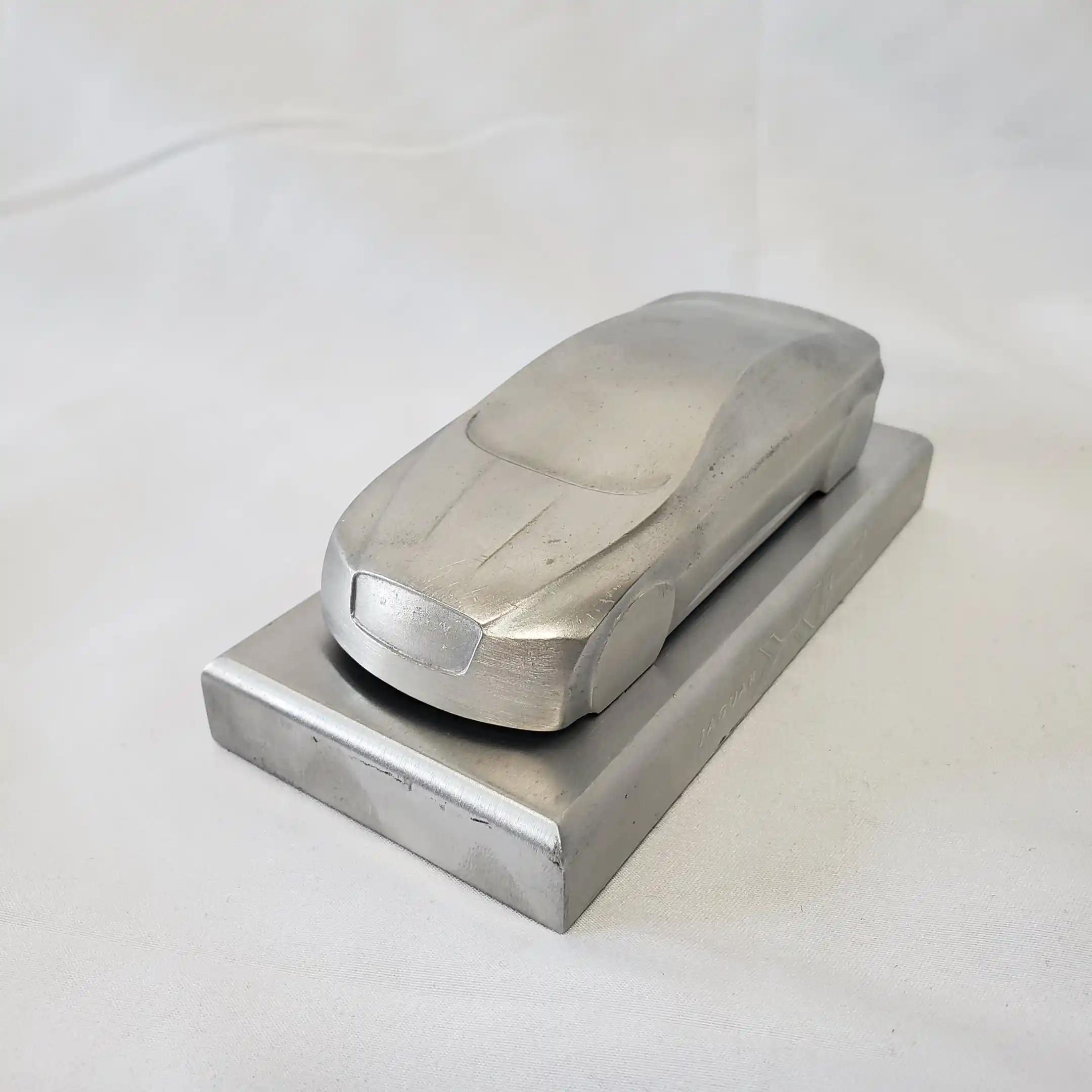 Jaguar XF Aluminum Model Concept Car Art Sculpture Ian Stuart Callum Autograph - Image 8