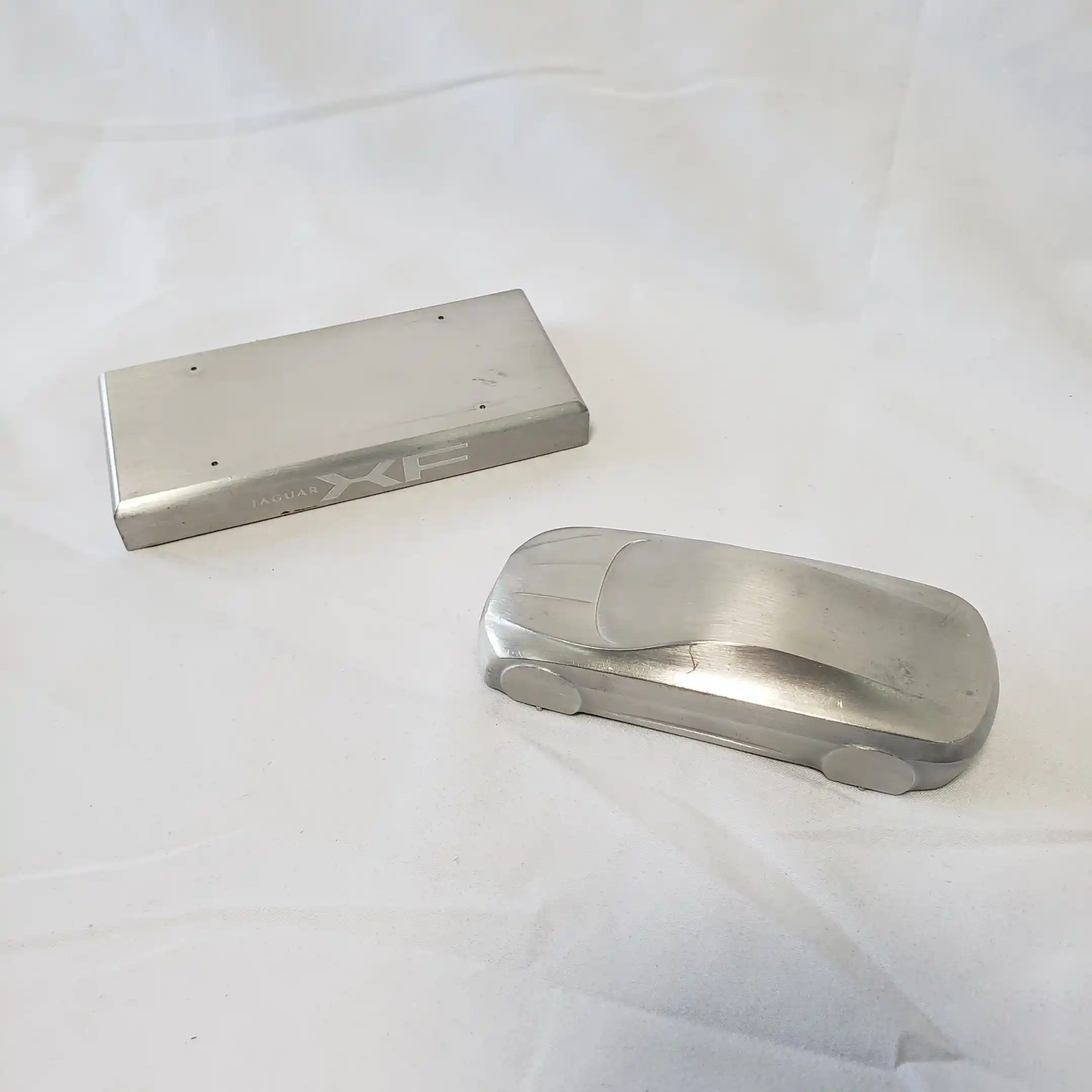 Jaguar XF Aluminum Model Concept Car Art Sculpture Ian Stuart Callum Autograph - Image 9