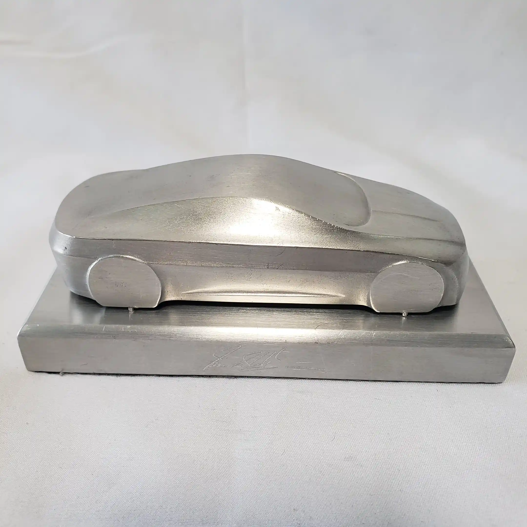 Jaguar XF Aluminum Model Concept Car Art Sculpture Ian Stuart Callum Autograph - Image 20