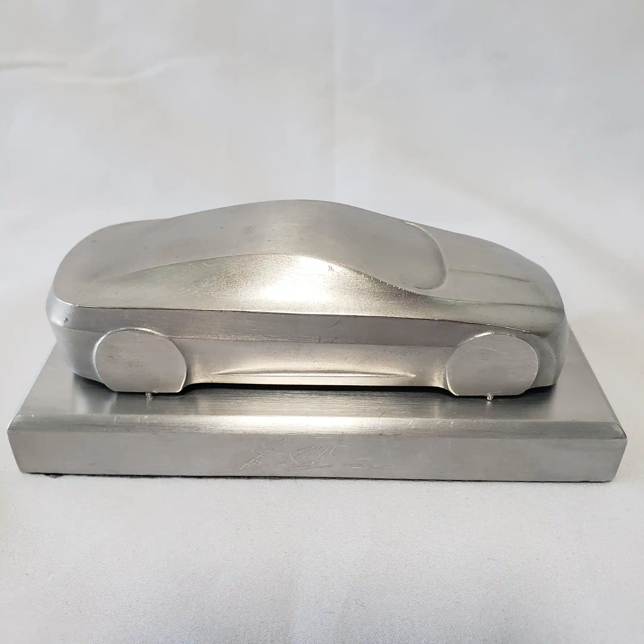 Jaguar XF Aluminum Model Concept Car Art Sculpture Ian Stuart Callum Autograph - Image 17