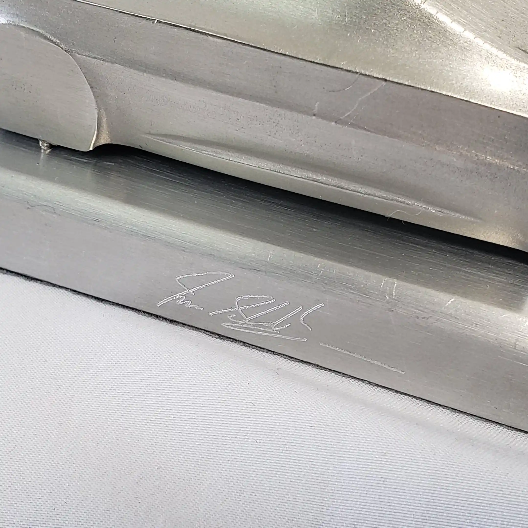 Jaguar XF Aluminum Model Concept Car Art Sculpture Ian Stuart Callum Autograph - Image 23