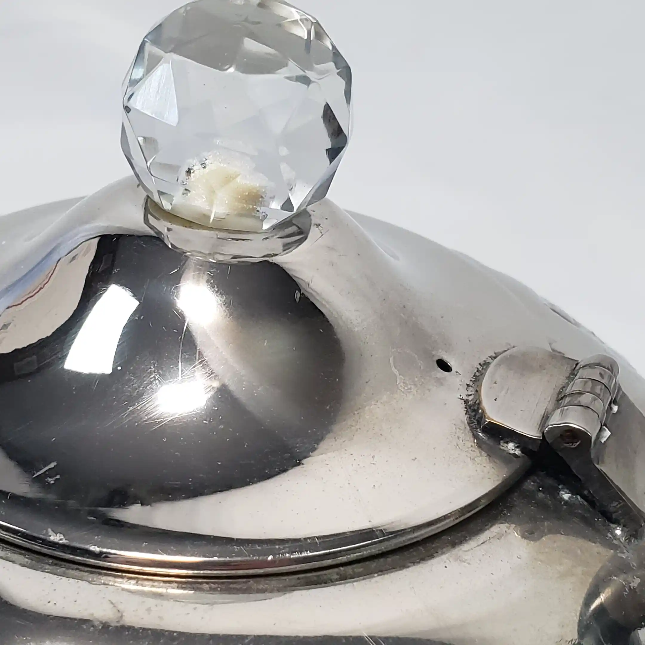 Lisbeth Dahl Copenhagen Teapot Vintage Round Chrome Titanic Edwardian Era Tea Pot - Image 12