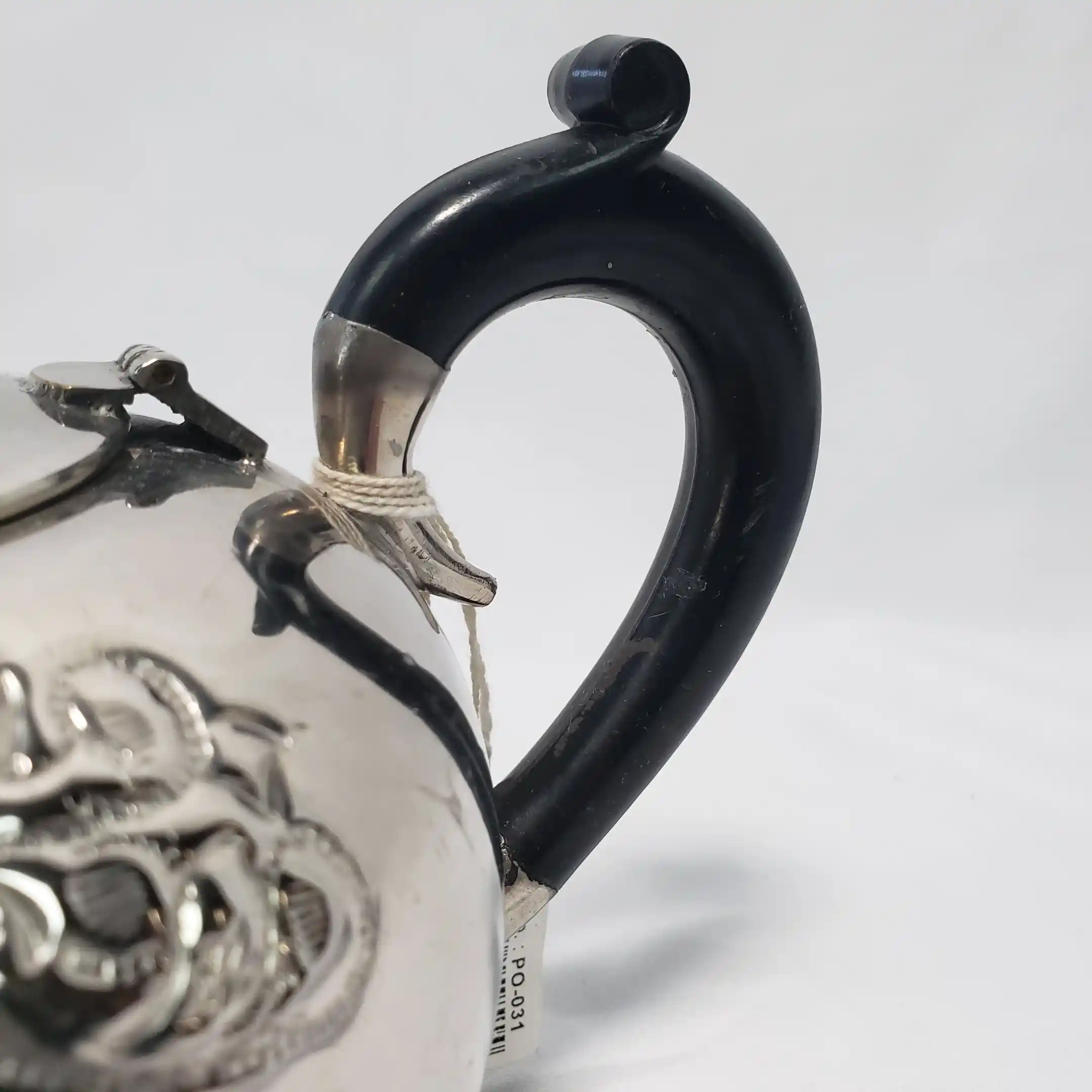 Lisbeth Dahl Copenhagen Teapot Vintage Round Chrome Titanic Edwardian Era Tea Pot - Image 11