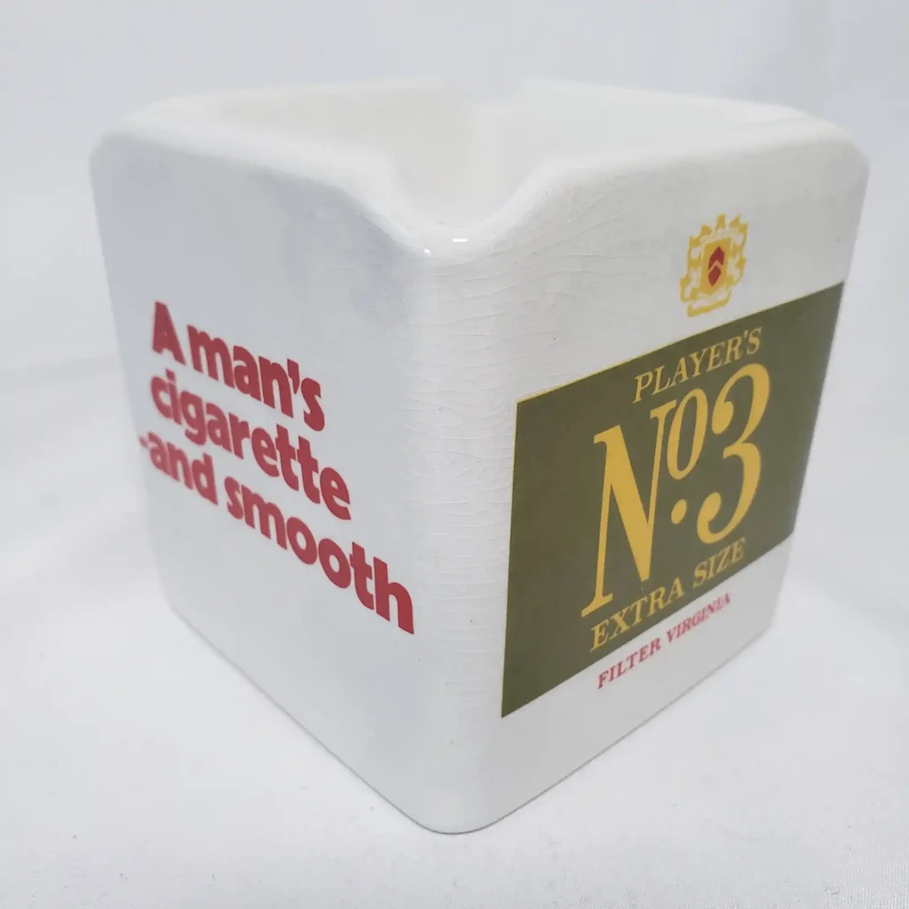 Vintage Arklow Pottery Ceramic Ashtray – Player’s No. 3 Advertising – Extra Size - Image 17