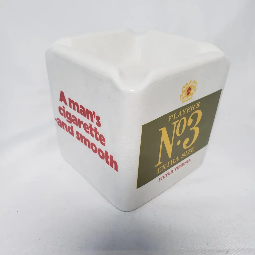 Vintage Arklow Pottery Ceramic Ashtray – Player’s No. 3 Advertising – Extra Size - Image 18