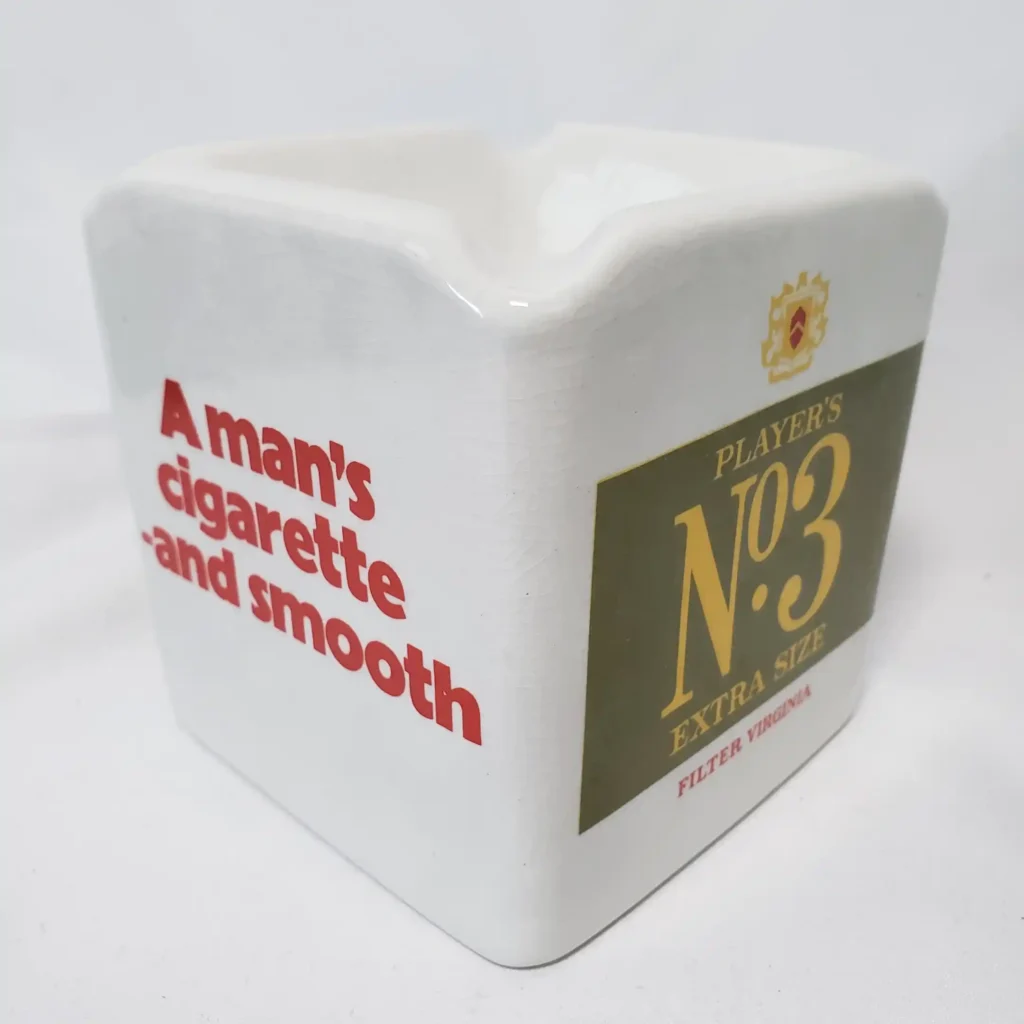 Vintage Arklow Pottery Ceramic Ashtray – Player’s No. 3 Advertising – Extra Size - Image 24