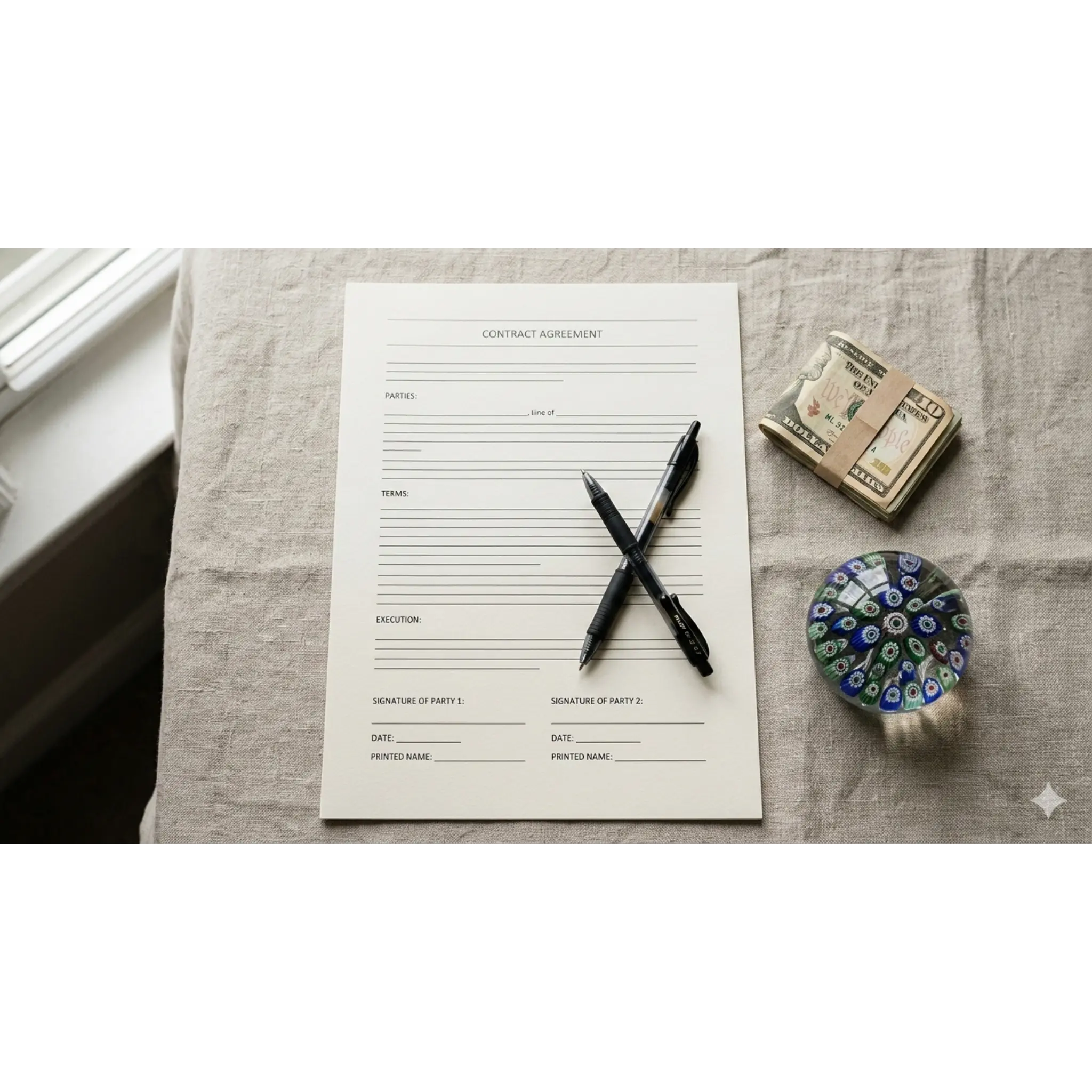 eBay consignment agreement template — fillable Word document for online resellers