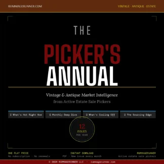 The Picker's Annual — Vintage and Antique Market Intelligence Report by RummageRunner